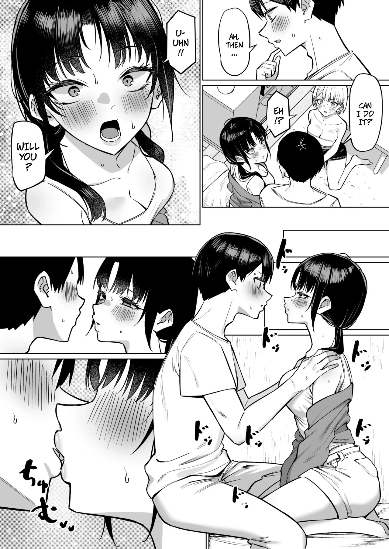 Onna Tomodachi Futari to Perochuu suru Hanashi | A Story About Kissing 2 Female Friends page 12 full