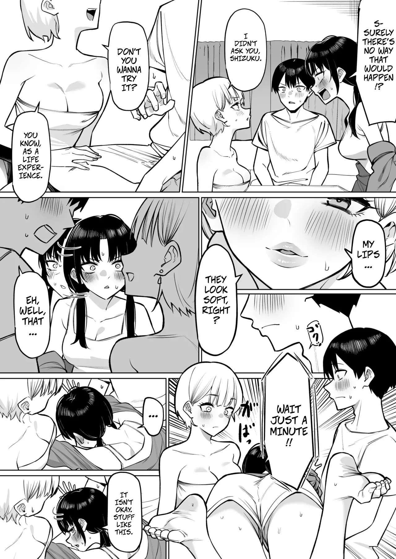 Onna Tomodachi Futari to Perochuu suru Hanashi | A Story About Kissing 2 Female Friends page 5 full