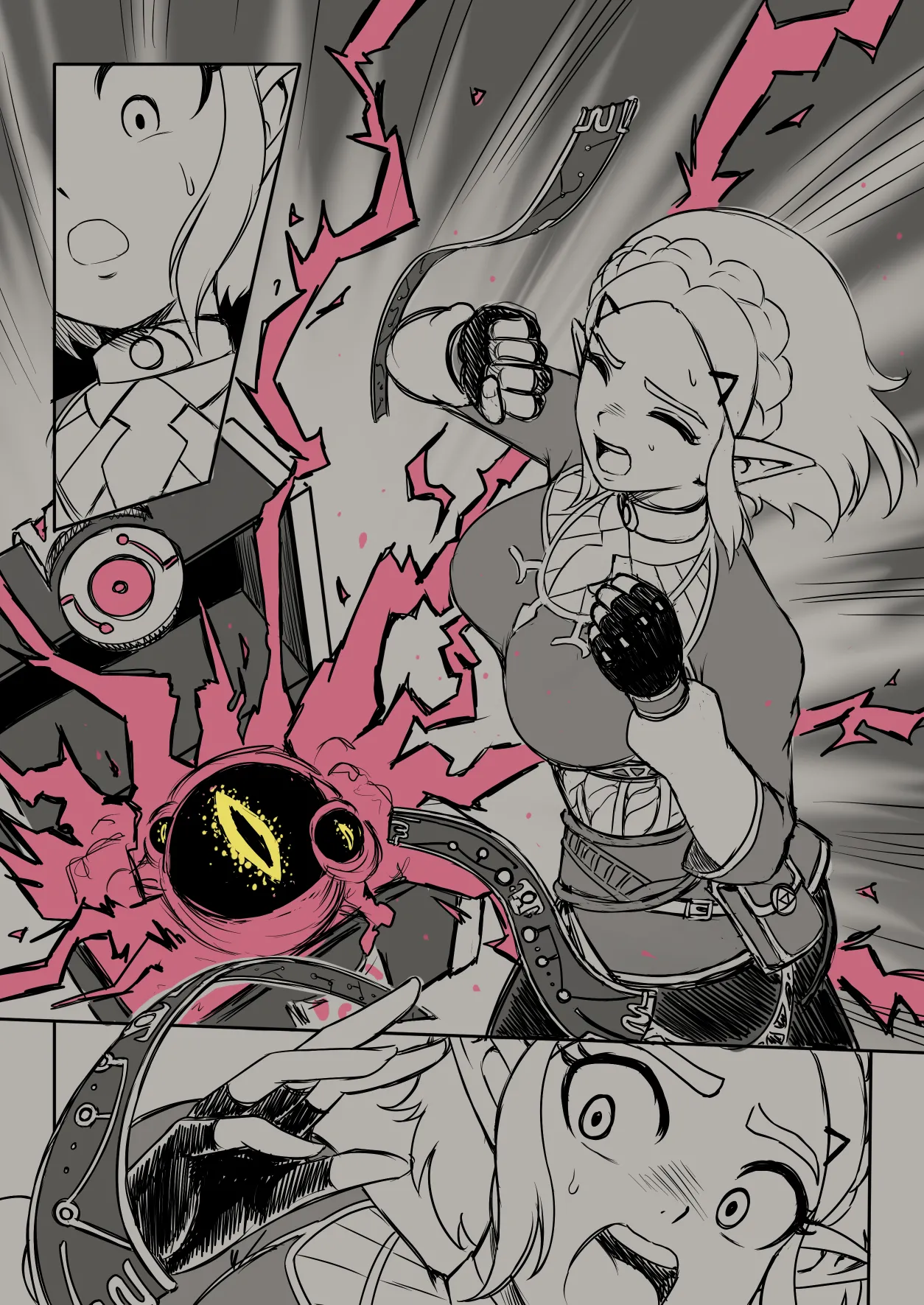 Princess Zelda Kidnapped - Comic   COMPLETE VERSION page 12 full