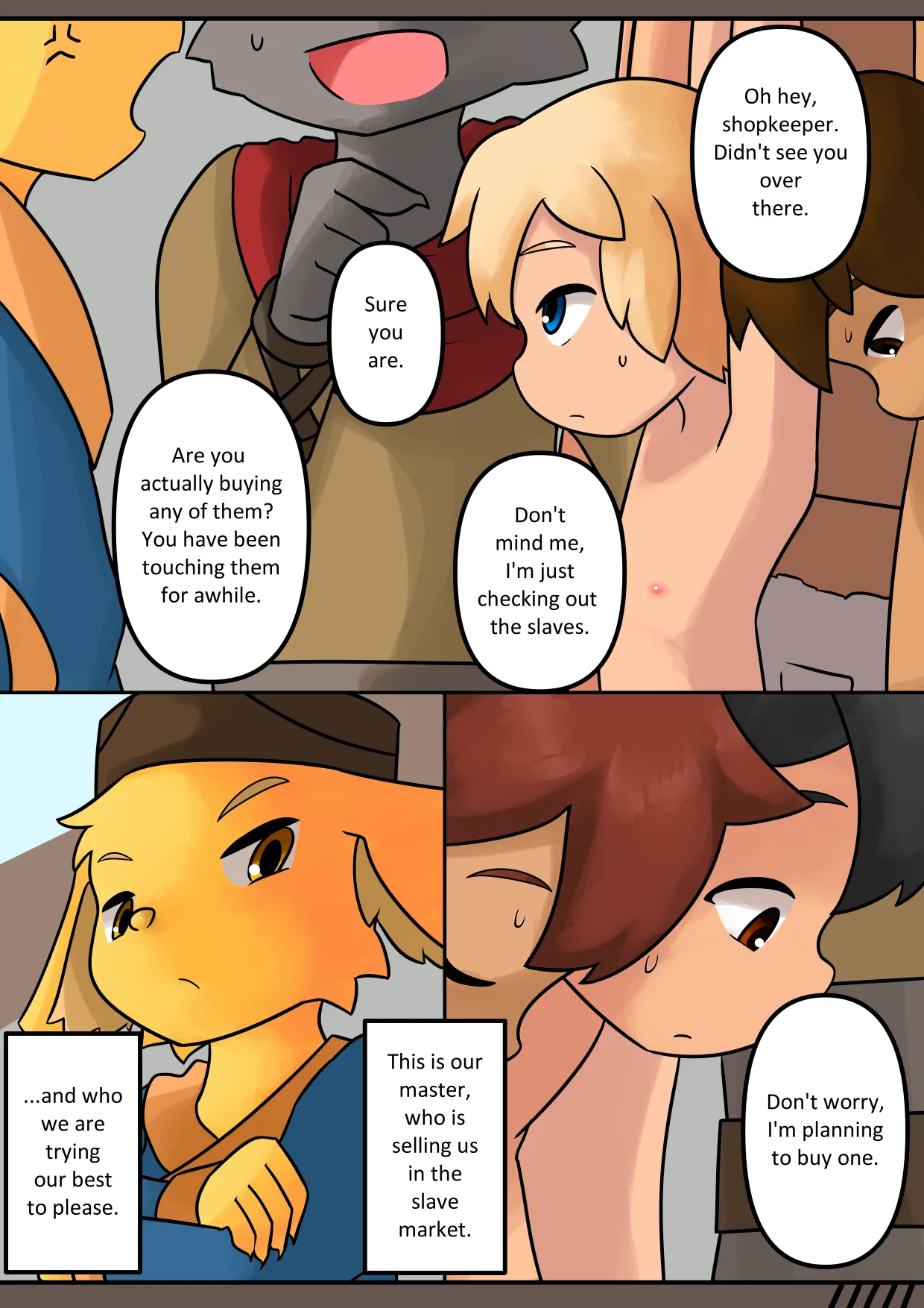 A slice-of-life in the slave market page 5 full