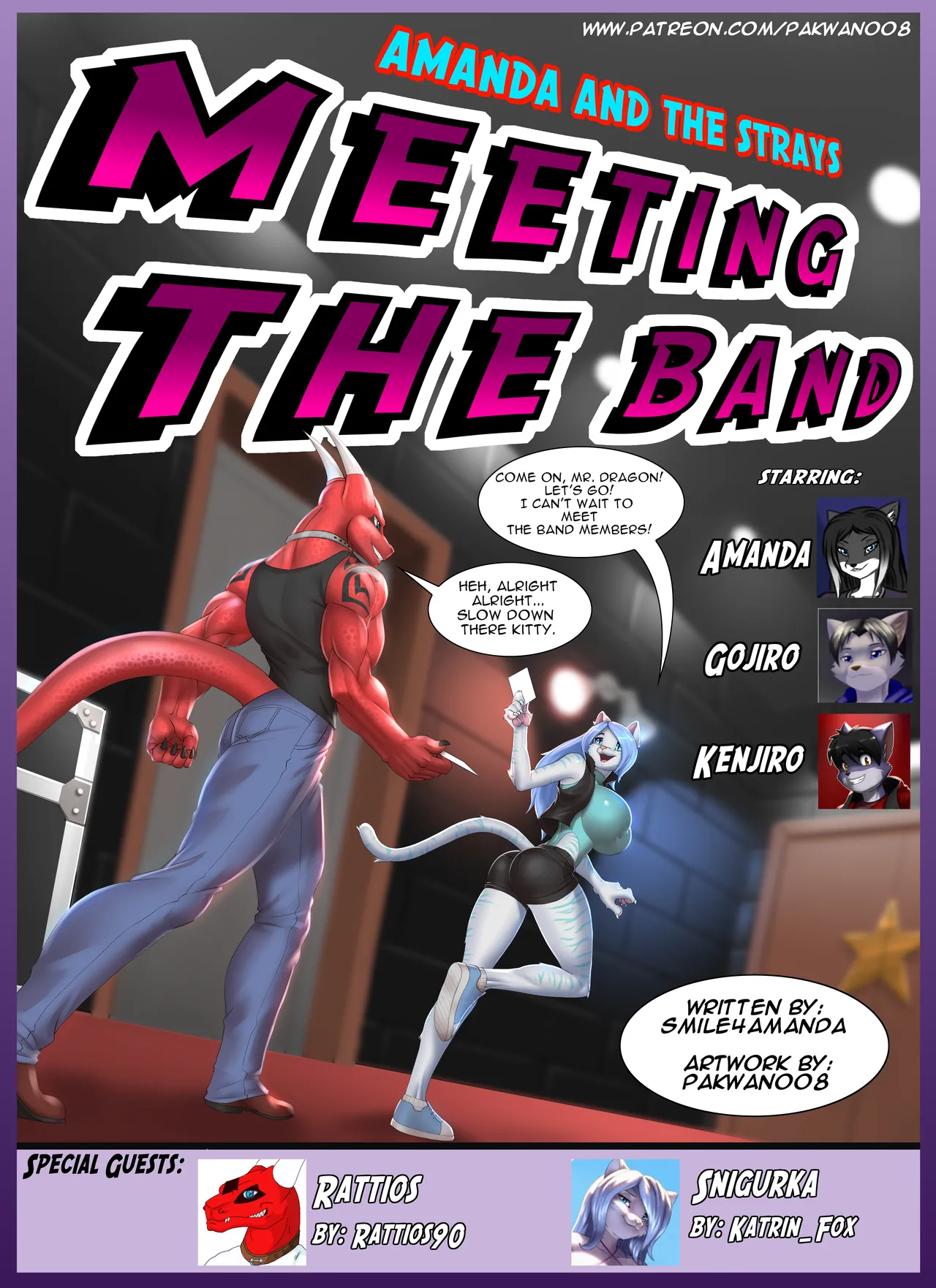 Amanda and the Strays: Meeting the Band page 1 full