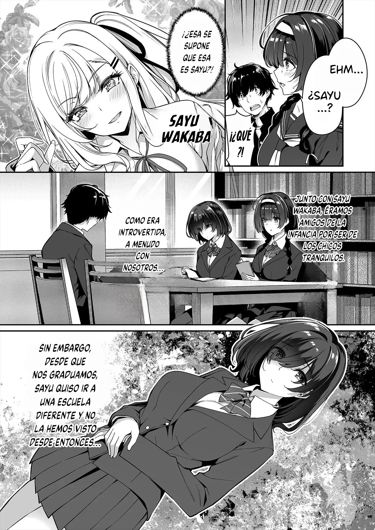 InCha Couple ga You Gal-tachi to SEX Training Suru Hanashi | La Tímida Pareja y las Brillantes Gals Tienen Entrenamiento Sexual Juntos page 4 full