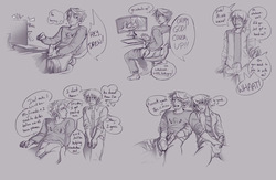 disturbedchatte kinktober "heterophilia"