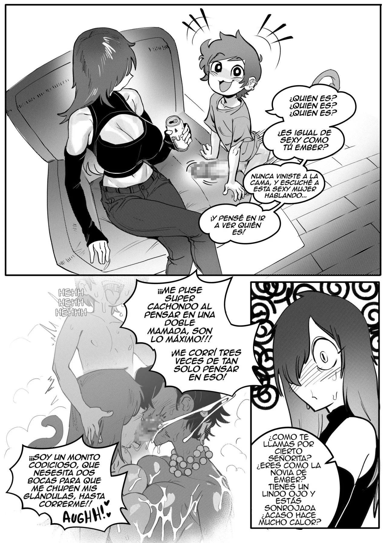 Ember y Avira ¡Caos de Mono! Agradable page 12 full