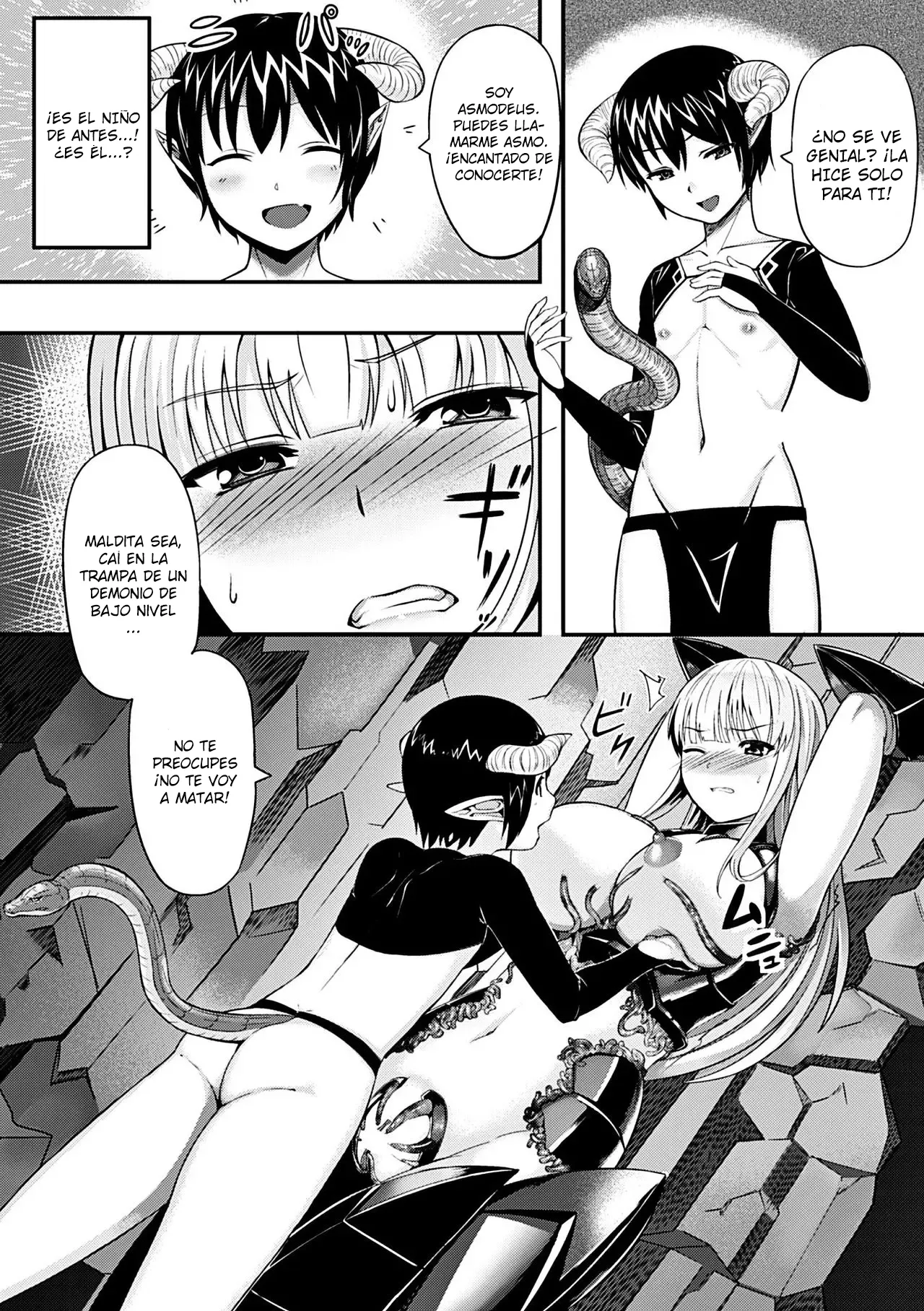 Daraku Kishi Iria ~Koakuma no Wana~｜La Caballera Corrompida Iria ~Por la Trampa del Peque o Demonio~ page 6 full