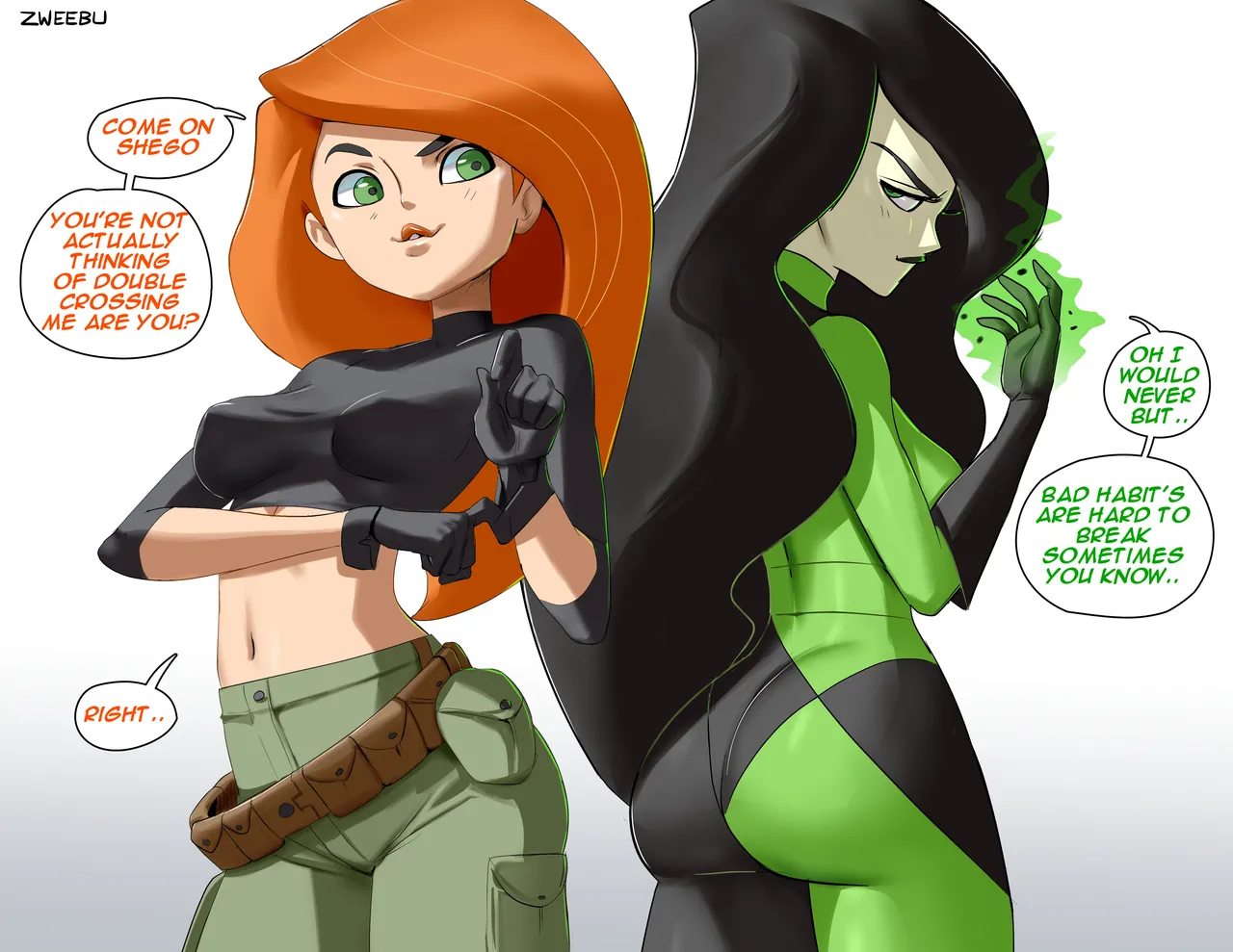 Kim Possible - Kim & Shego page 2 full