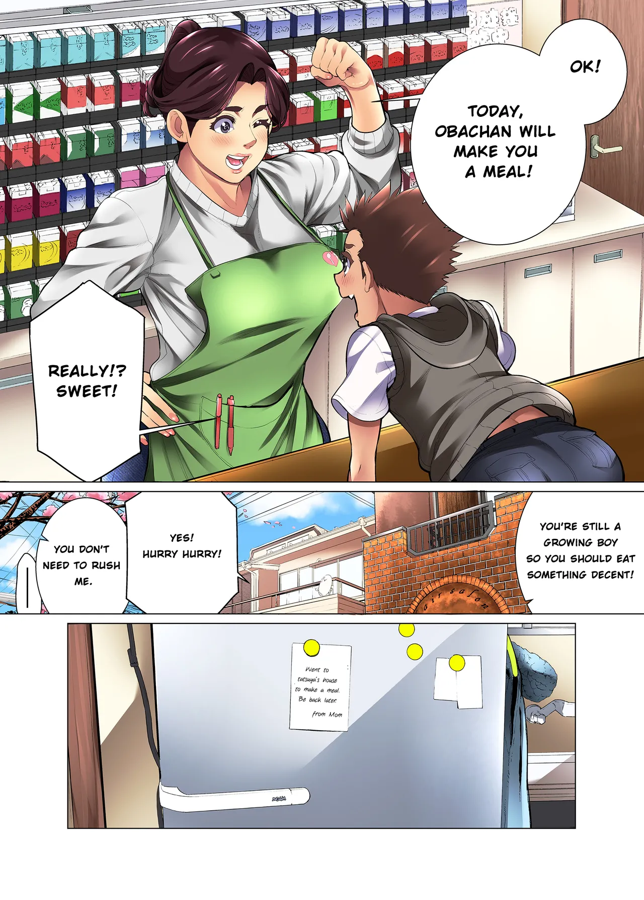 Gutsy Mother Shows A Woman's Face / Kimottama Kaa-san ga Onna no Kao o Miseru no wa page 9 full