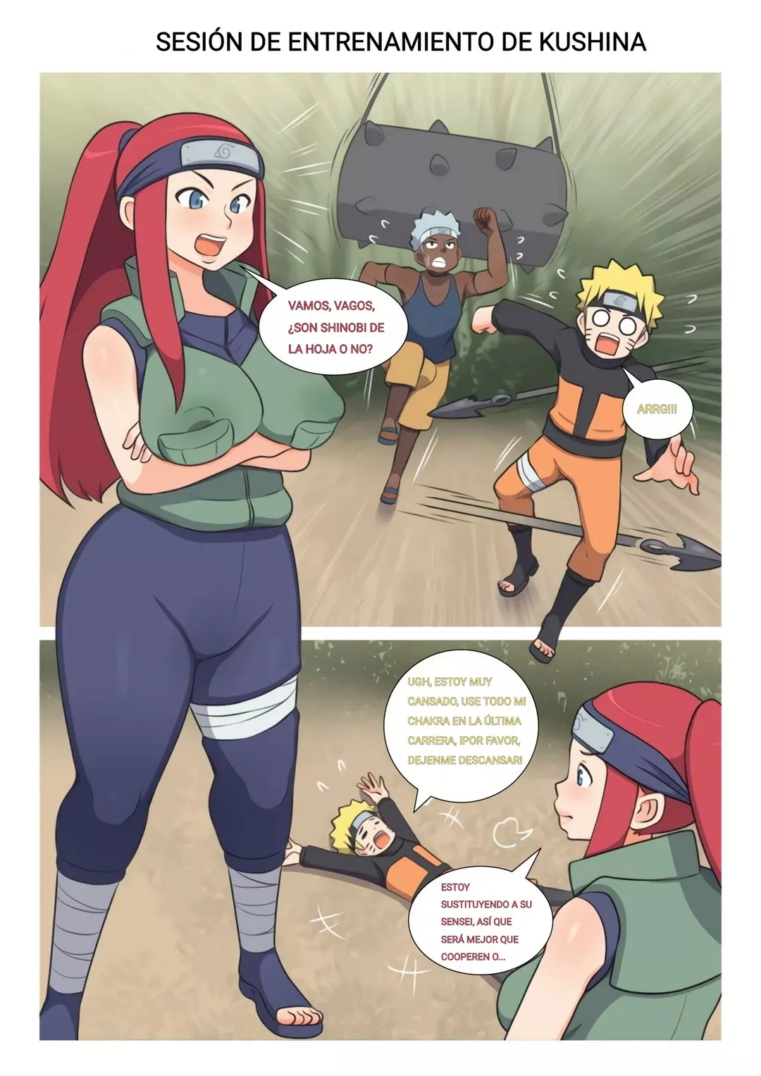Sesion de entrenamiento con Kushina page 1 full