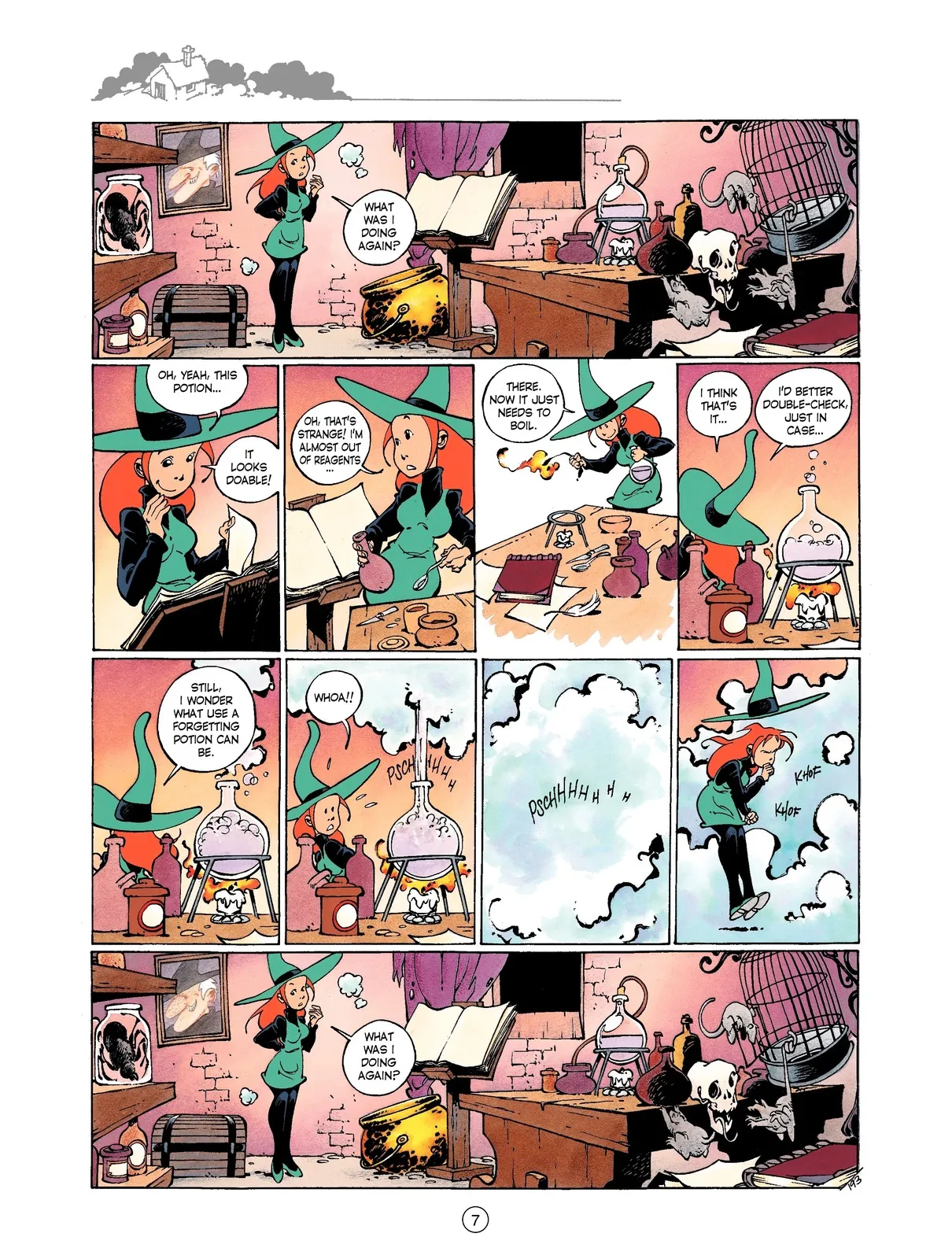 Mélusine #05 - Gilson & Clarke - Love Potions, 1998 page 7 full