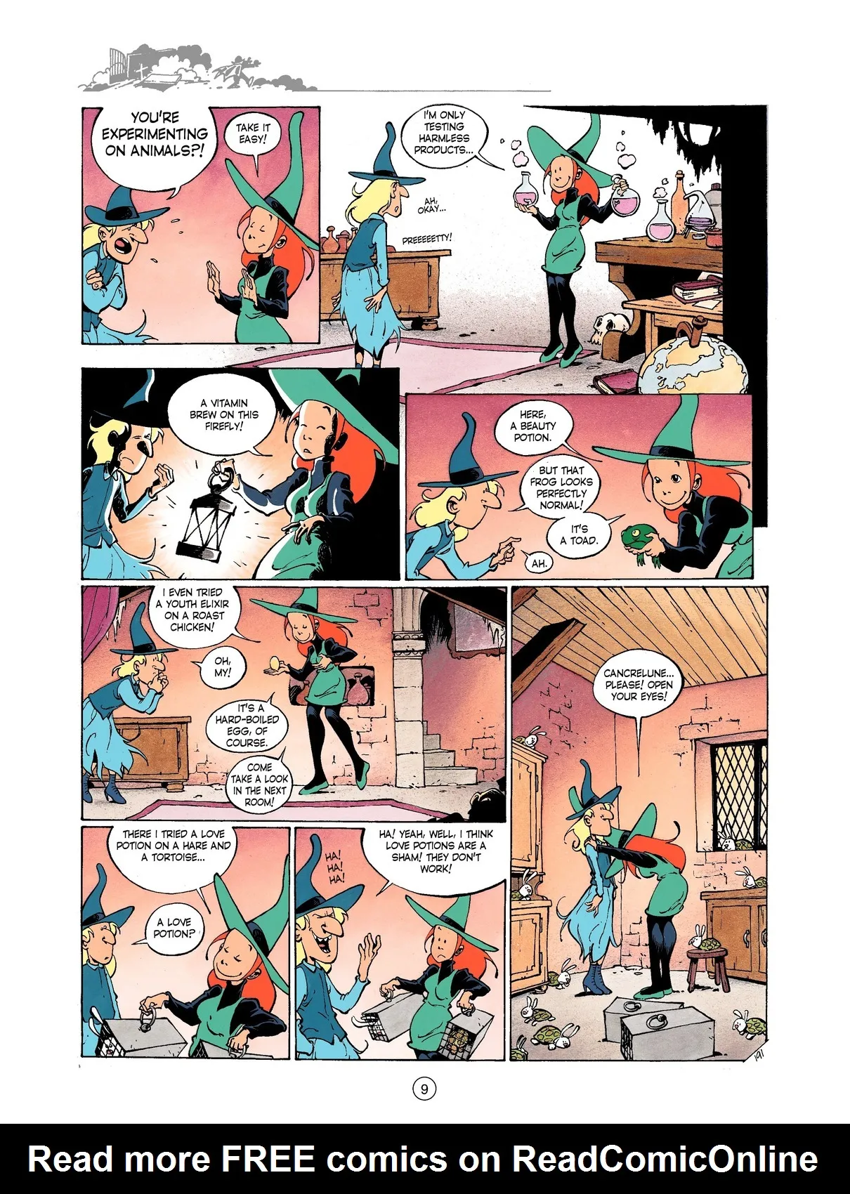 Mélusine #05 - Gilson & Clarke - Love Potions, 1998 page 9 full