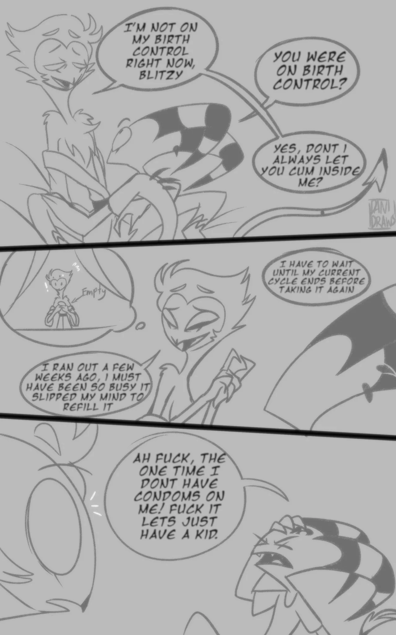 Blitzø & Stolas's NSFW Egg Journey page 1 full