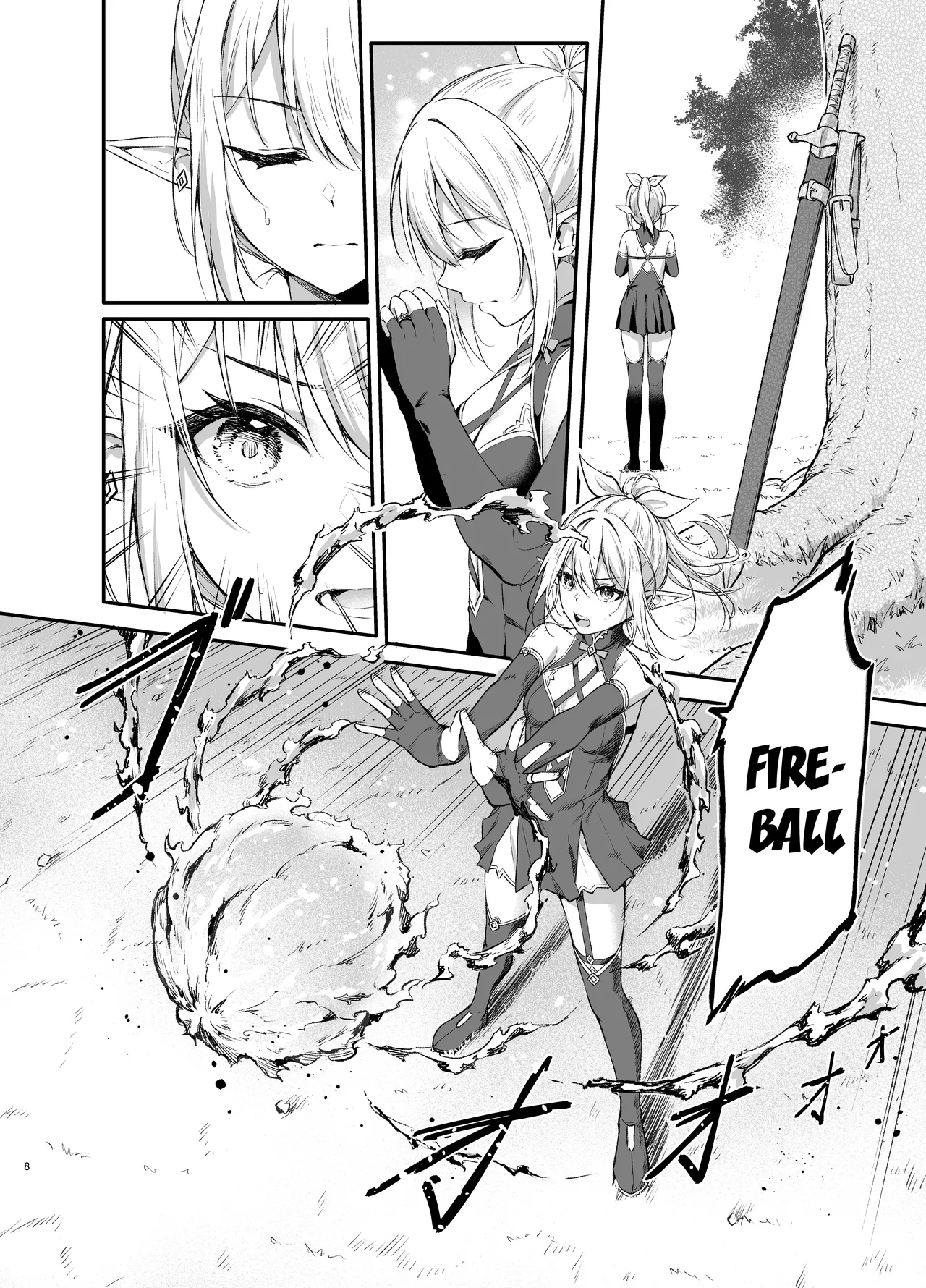 Elf-chan no Saimin Yubiwa Monogatari / Story About Using a Hypnosis Ring on An Elf page 8 full