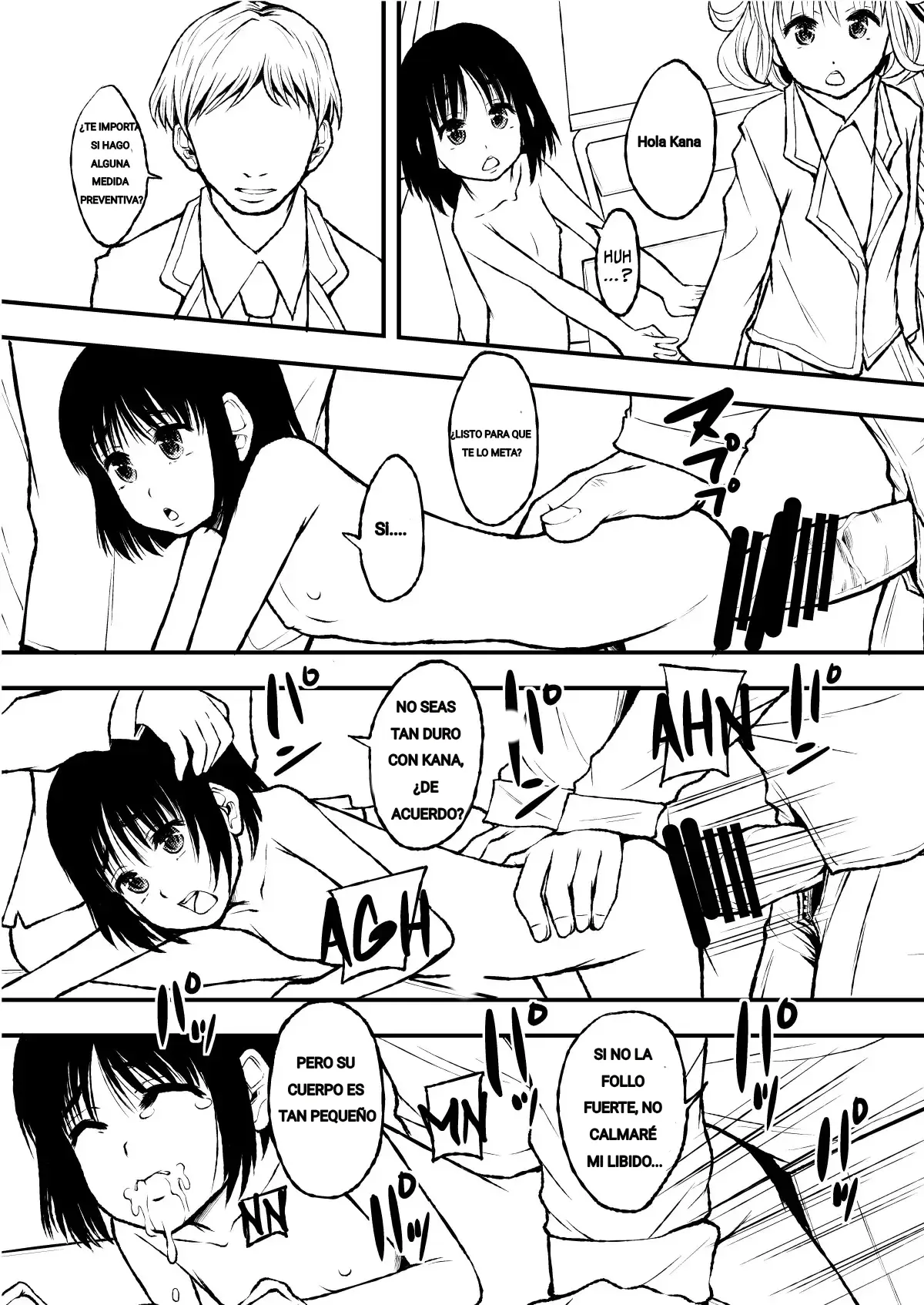 Gakkou de Ichiban Chiisana Kana-san wa Seihanzai Boushi-gakari nano desu.｜Kana, la niña más pequeña de la escuela, está a cargo de prevenir los delitos sexuales. page 6 full