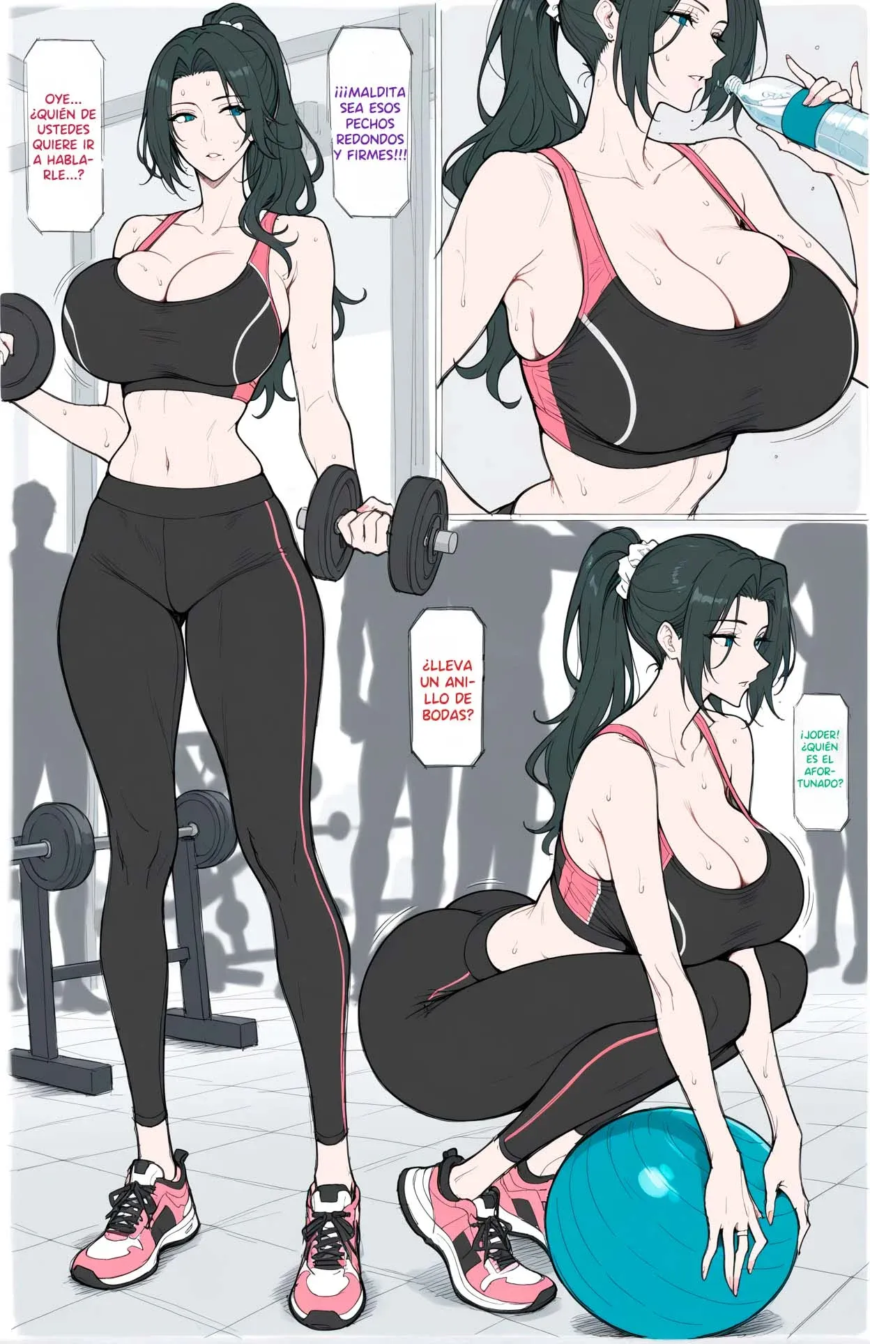 Un dia en el gimnasio con Shiina Shiori page 8 full
