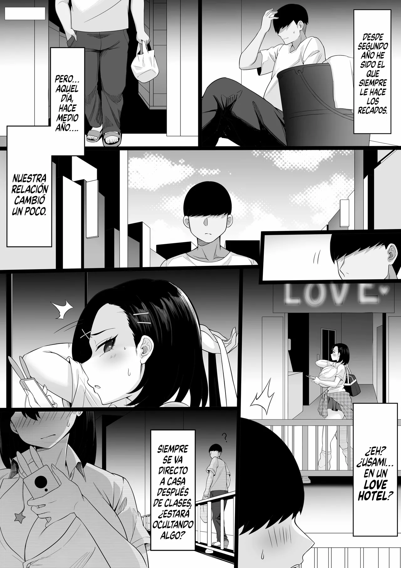 Bakunyuu Gal no Kakushigoto｜El Secreto de la Gal Tetona page 8 full