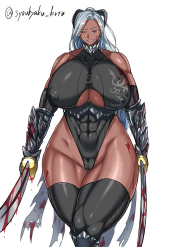 [焼却物] 褐色ムチバキ女戦士 cover