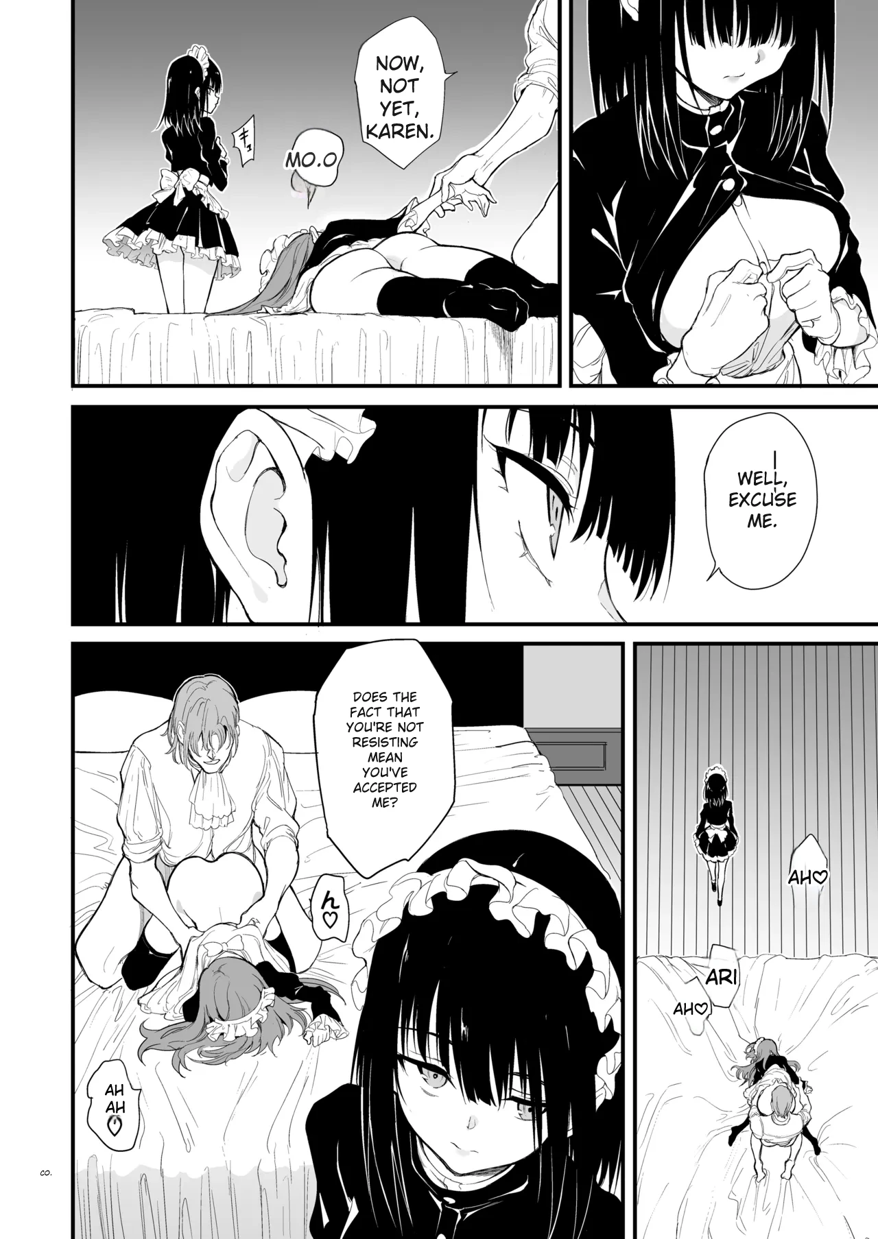 Maid Kyouiku. 8 -Botsuraku Kizoku Rurikawa Tsubaki- | 女仆教育。8 -没落貴族瑠璃川椿- page 8 full