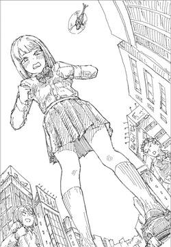 Kyodai Musume Jii 1-3 | Giantess Masturbation 1-3