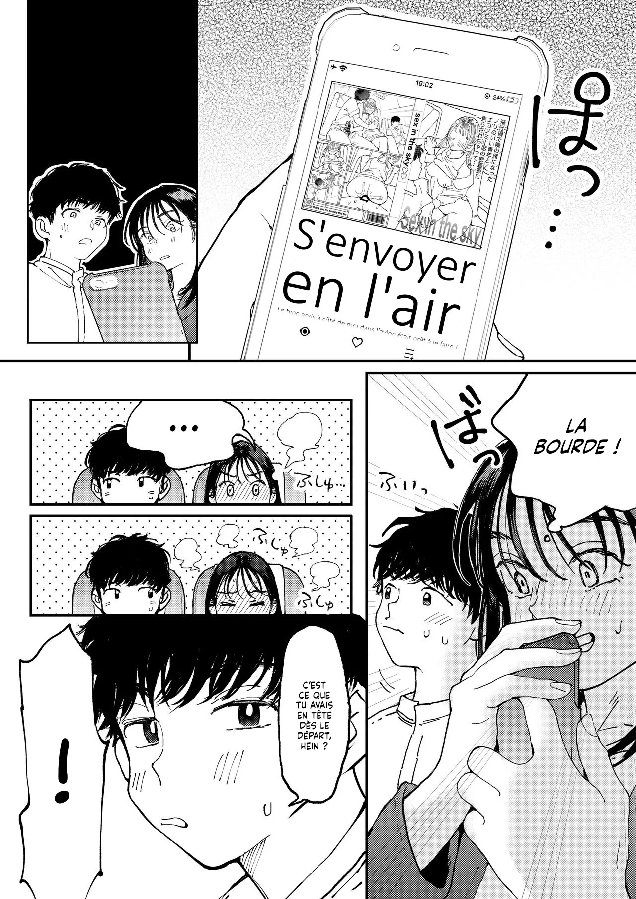 Muramura OL-san wa Hikouki no Naka demo Seiyoku o Mitashitai | Une jeune Femme veut assouvir son Fantasme dans un avion page 11 full