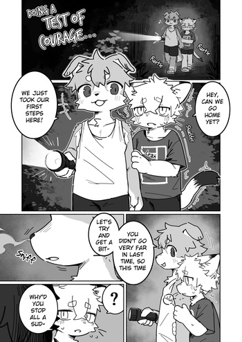 [Kuromu]Doing a Test of Courage (Pixiv Fanbox) [English] [Digital] cover