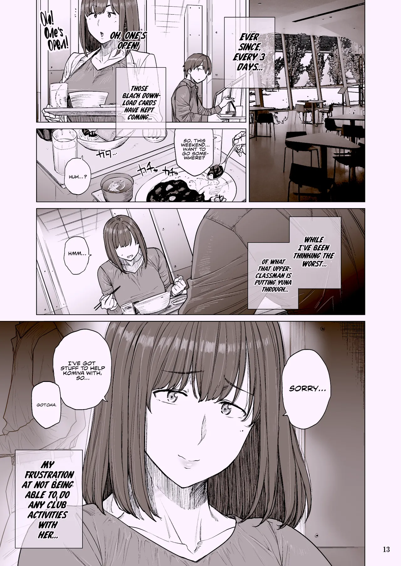 B.S.S.² - My Smart, Beautiful Childhood Friend That I Loved First Became an Assistant of an Upperclassman’s Club and He Did Whatever He Pleased to Her   =White Symphony= page 12 full