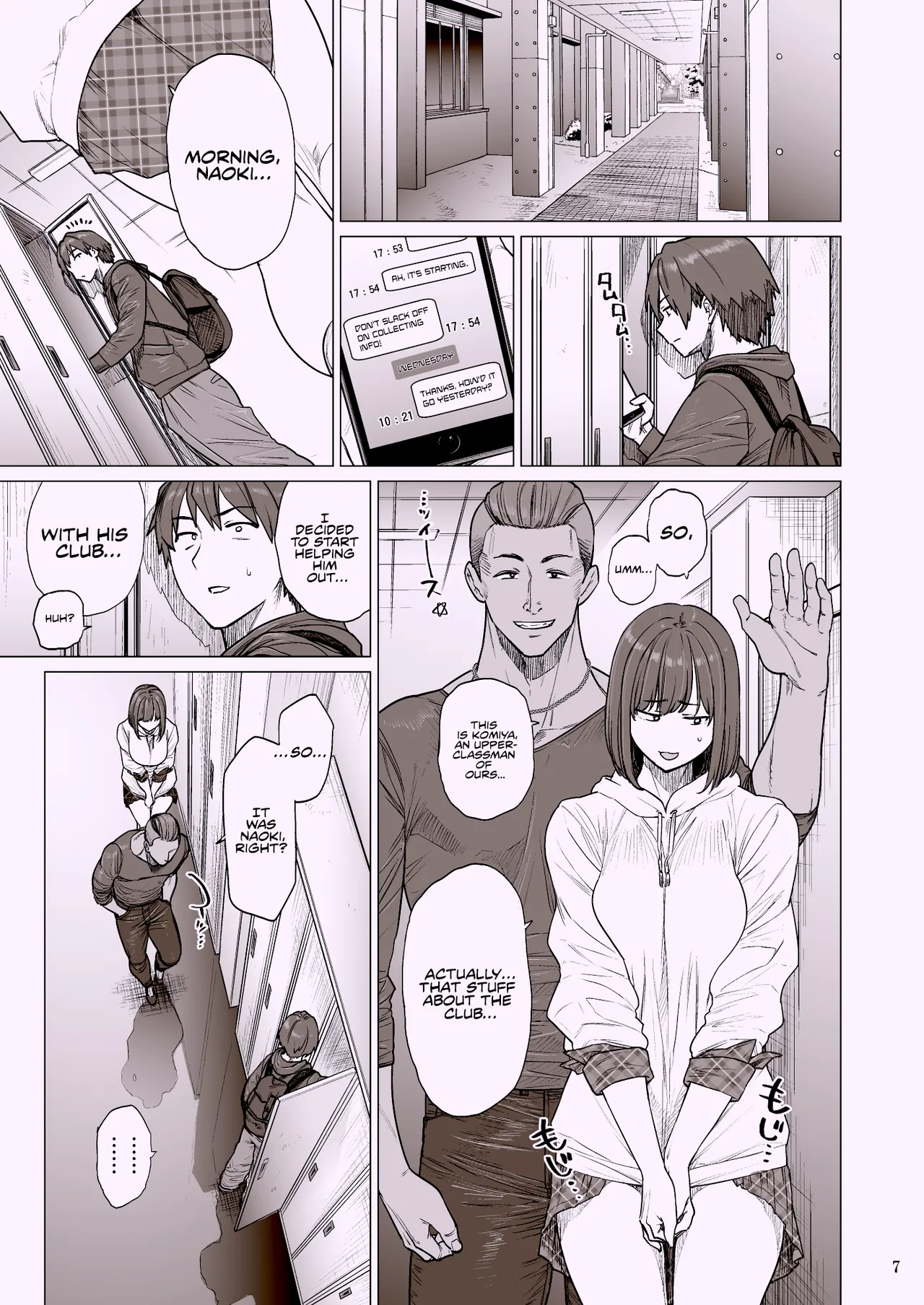 B.S.S.² - My Smart, Beautiful Childhood Friend That I Loved First Became an Assistant of an Upperclassman’s Club and He Did Whatever He Pleased to Her   =White Symphony= page 6 full