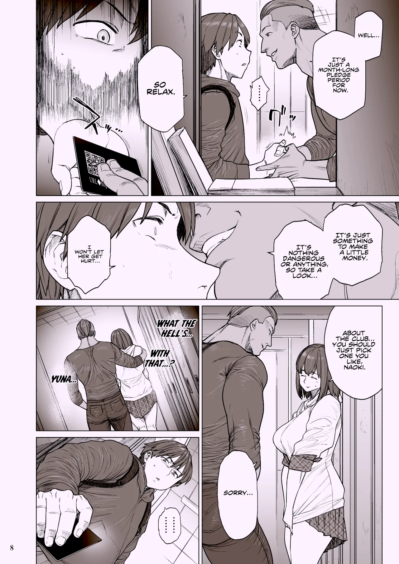 B.S.S.² - My Smart, Beautiful Childhood Friend That I Loved First Became an Assistant of an Upperclassman’s Club and He Did Whatever He Pleased to Her   =White Symphony= page 7 full
