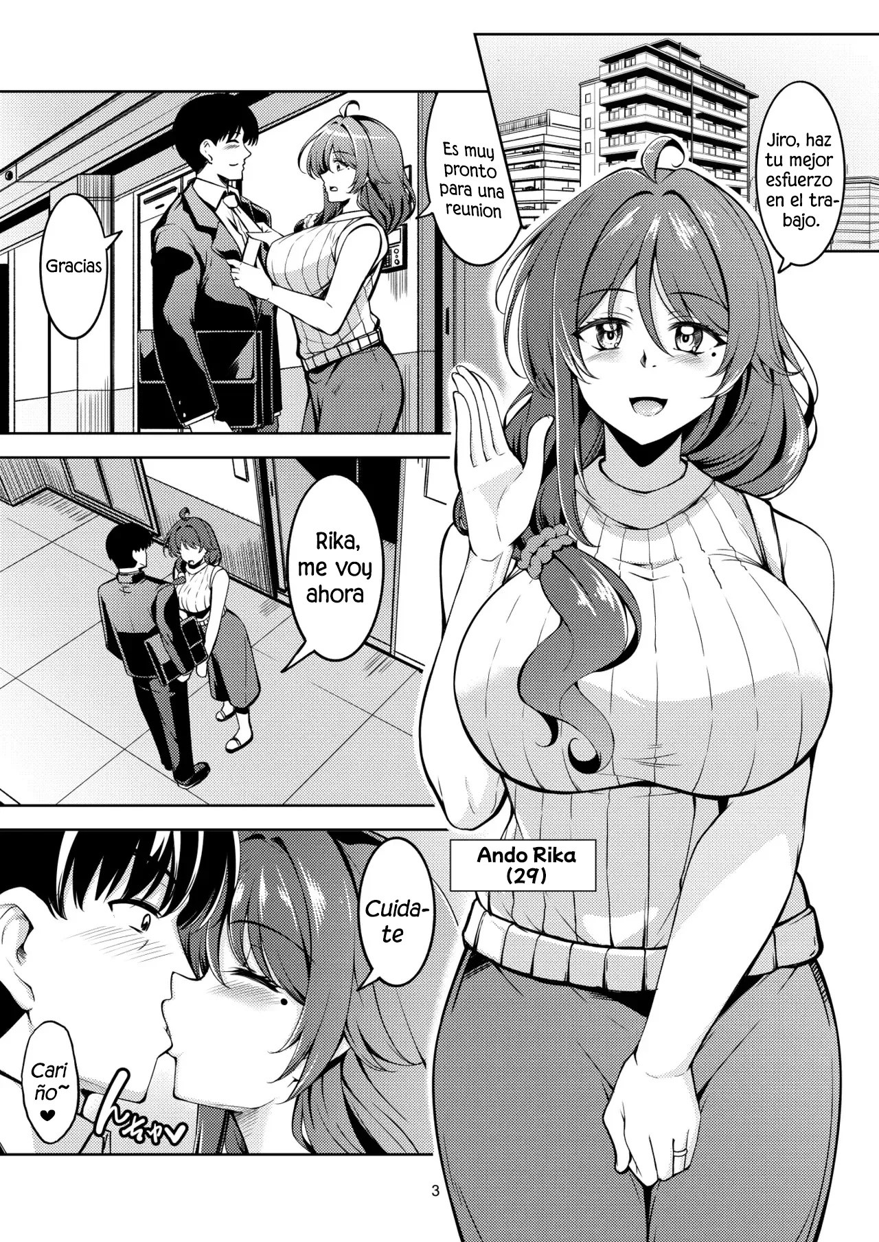 Hitozuma Ochi Yokkyuu Fuman no Wakazuma -Rika-｜La Caída de una Esposa Joven Casada Frustrada -Rika- page 7 full