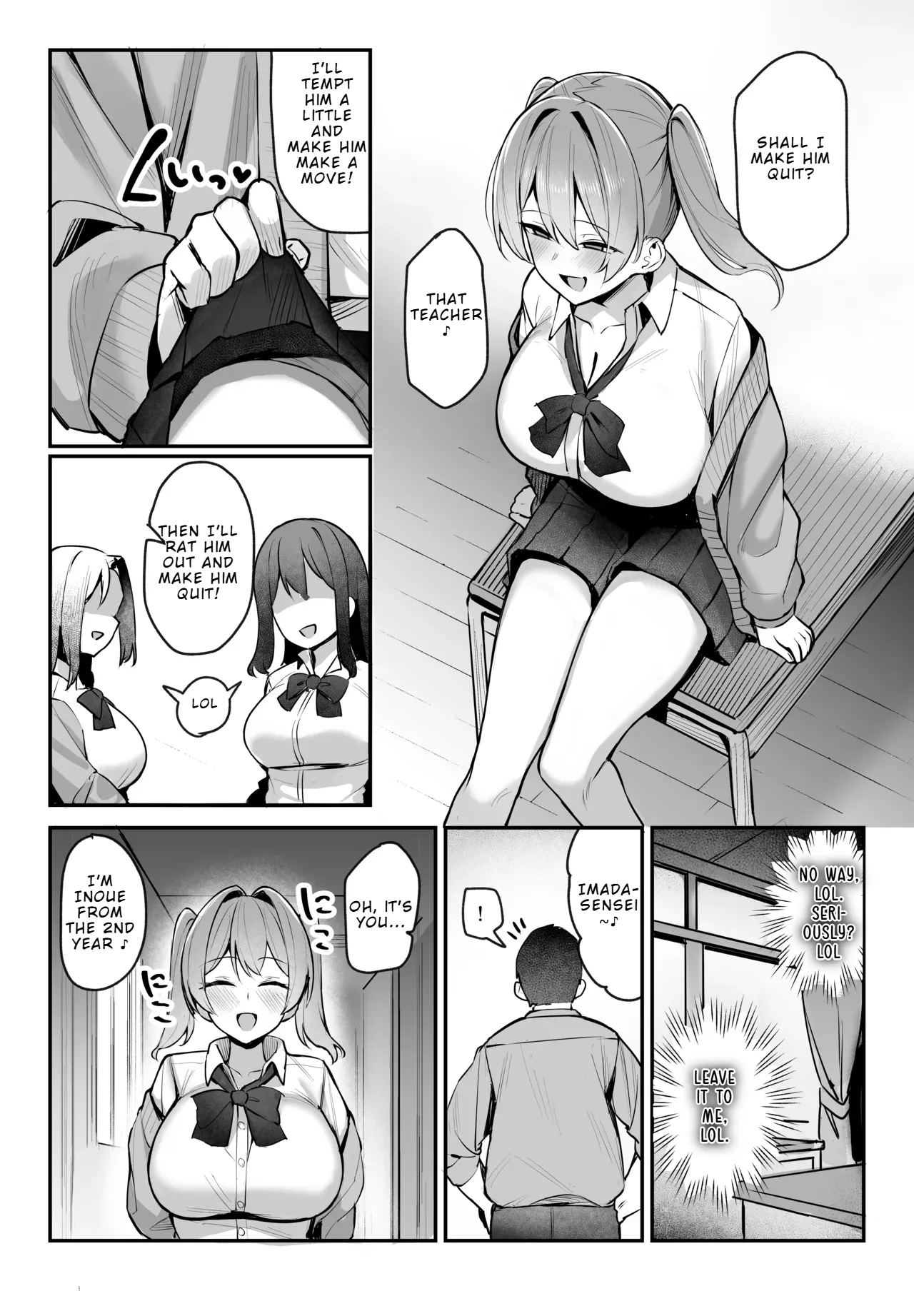 Namaiki JK Otona o Namete "Wakarase" rareru. | Cheeky JK Who Underestimates Adults Gets ‘Taught a Lesson’ page 7 full