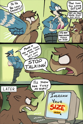 [ThingsHappen] A regular show comic cover