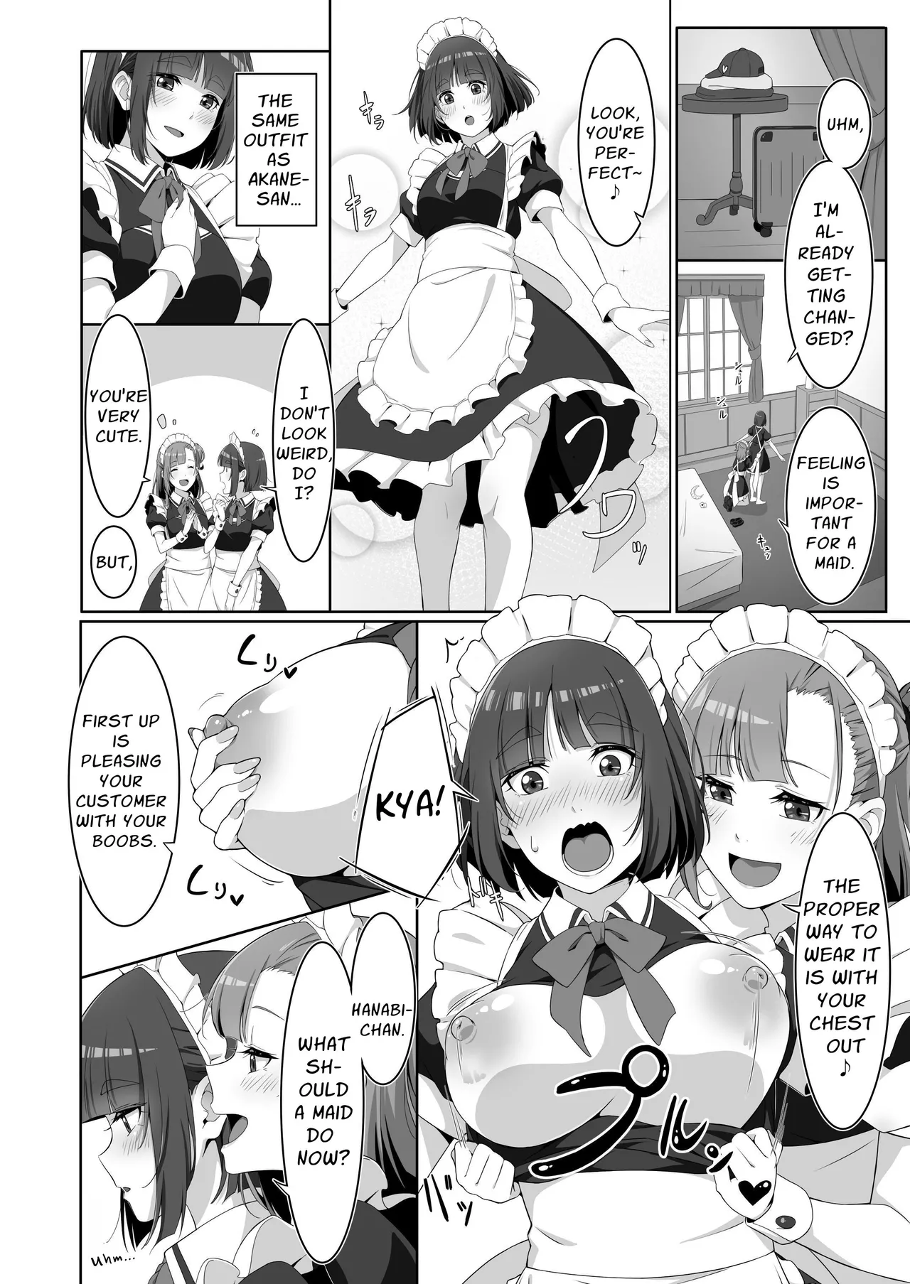 Futanari Maid no Milk Houshi | Futanari Maid's Milk Service page 8 full