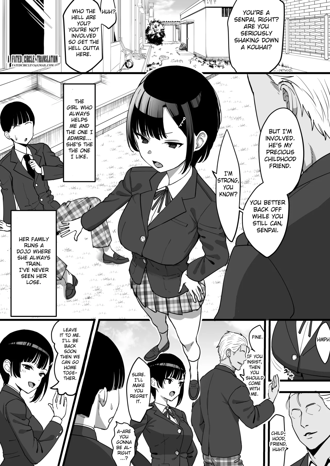 Boku o Mamotte Kureta Tanomoshii Osananajimi, Makeru | My Strong Childhood Friend Who Always Protected Me… Loses page 2 full