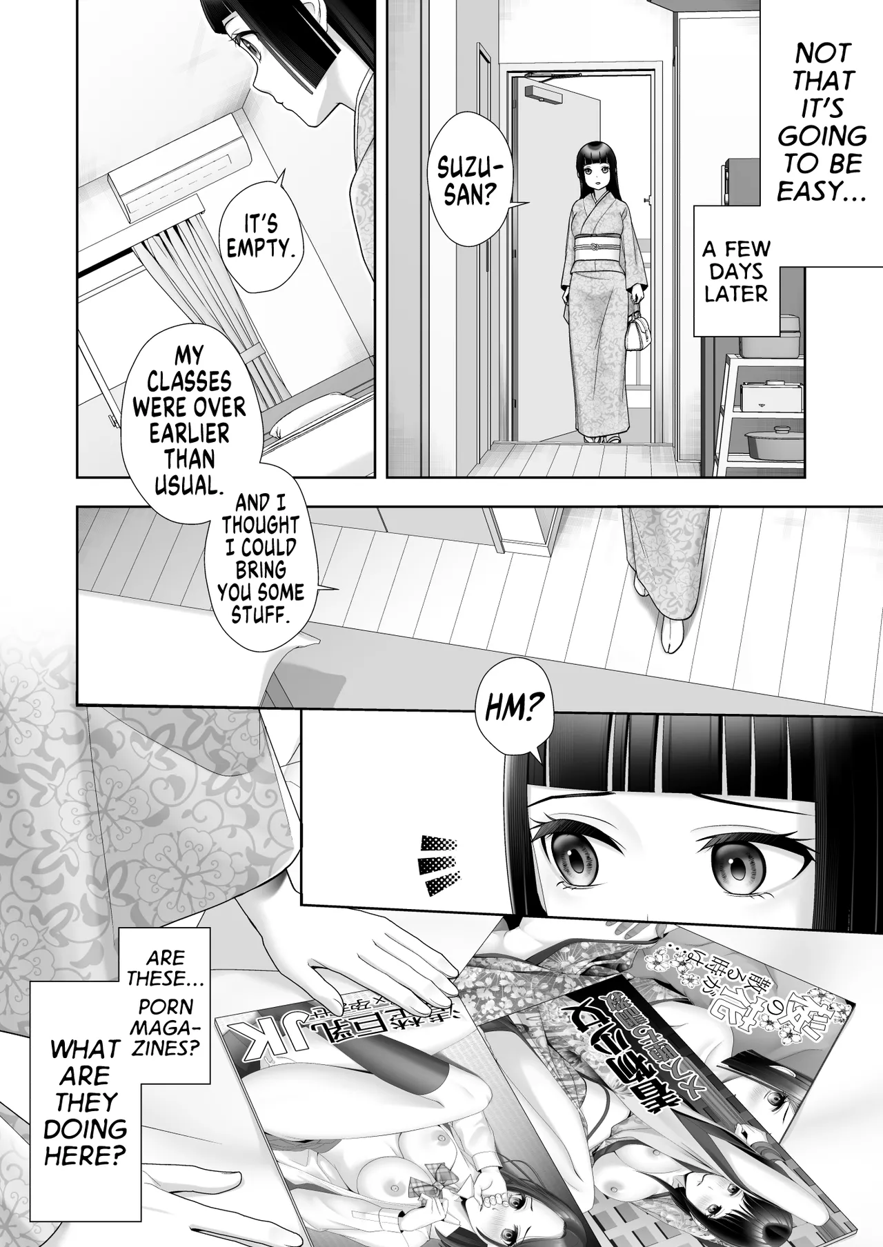 I Can't Believe this Pure, Traditionally Japanese Young Lady, whom I Switched Bodies With, has Succumbed to Male Lust page 12 full