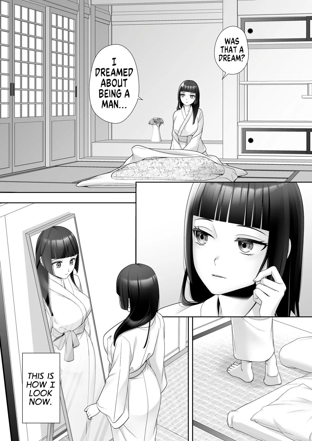 I Can't Believe this Pure, Traditionally Japanese Young Lady, whom I Switched Bodies With, has Succumbed to Male Lust page 2 full