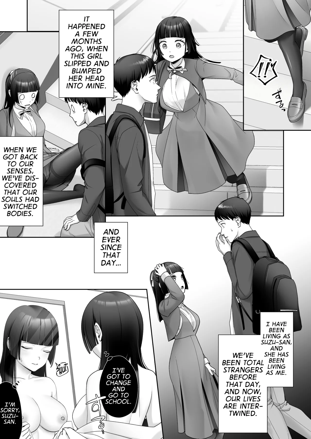 I Can't Believe this Pure, Traditionally Japanese Young Lady, whom I Switched Bodies With, has Succumbed to Male Lust page 3 full