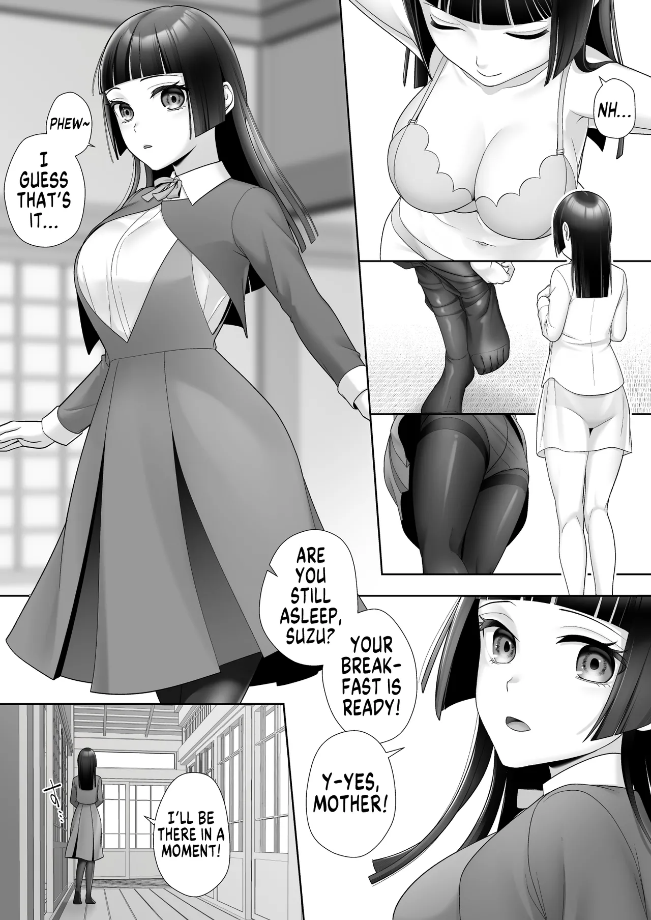 I Can't Believe this Pure, Traditionally Japanese Young Lady, whom I Switched Bodies With, has Succumbed to Male Lust page 4 full