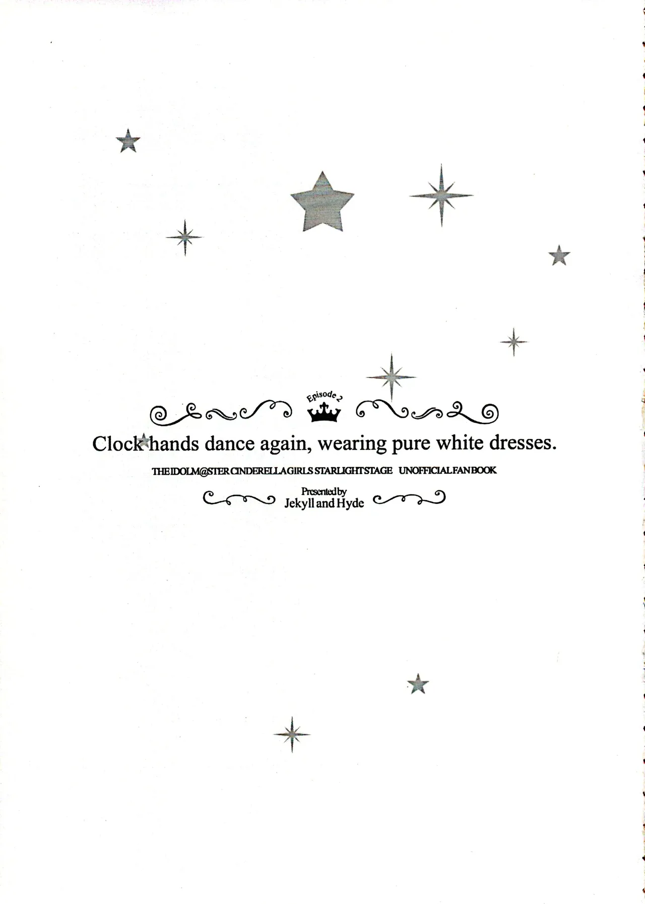 Clock hands dance again，wearing pure white dresses. page 4 full