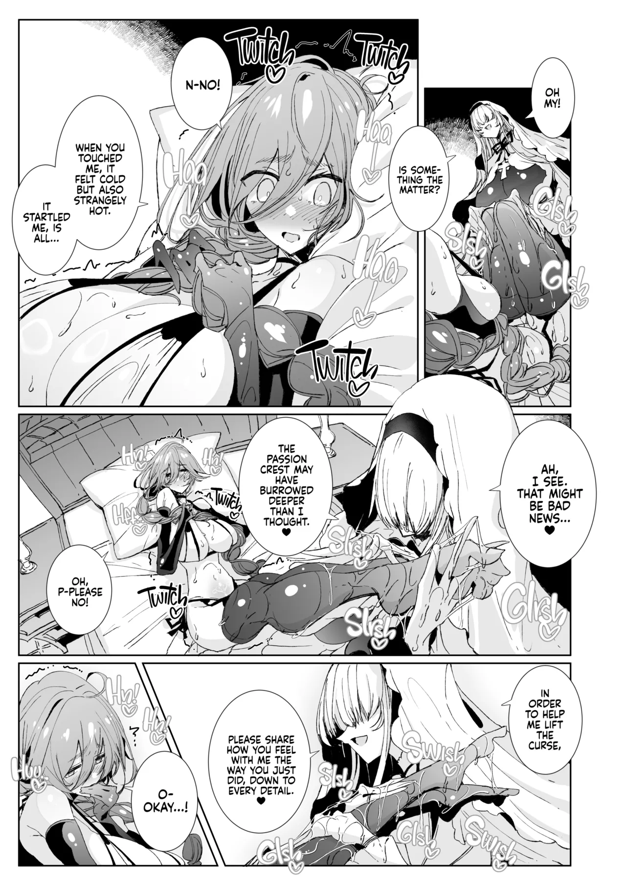 The Marked Oblivious Princess Knight and the Succubus Sister's All-You-Can-Eat Lesbian Oil Massage page 12 full