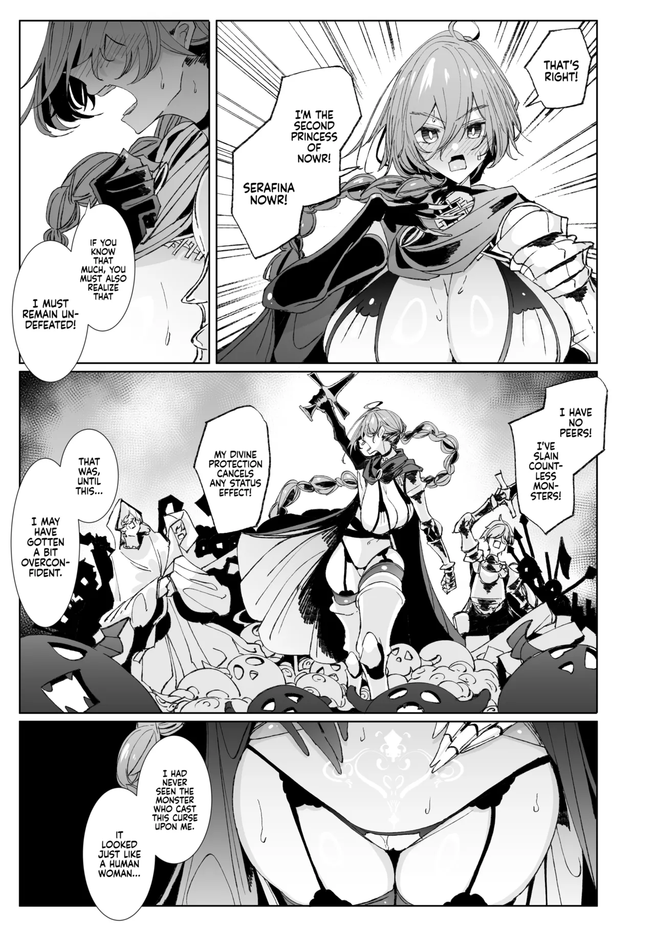 The Marked Oblivious Princess Knight and the Succubus Sister's All-You-Can-Eat Lesbian Oil Massage page 6 full