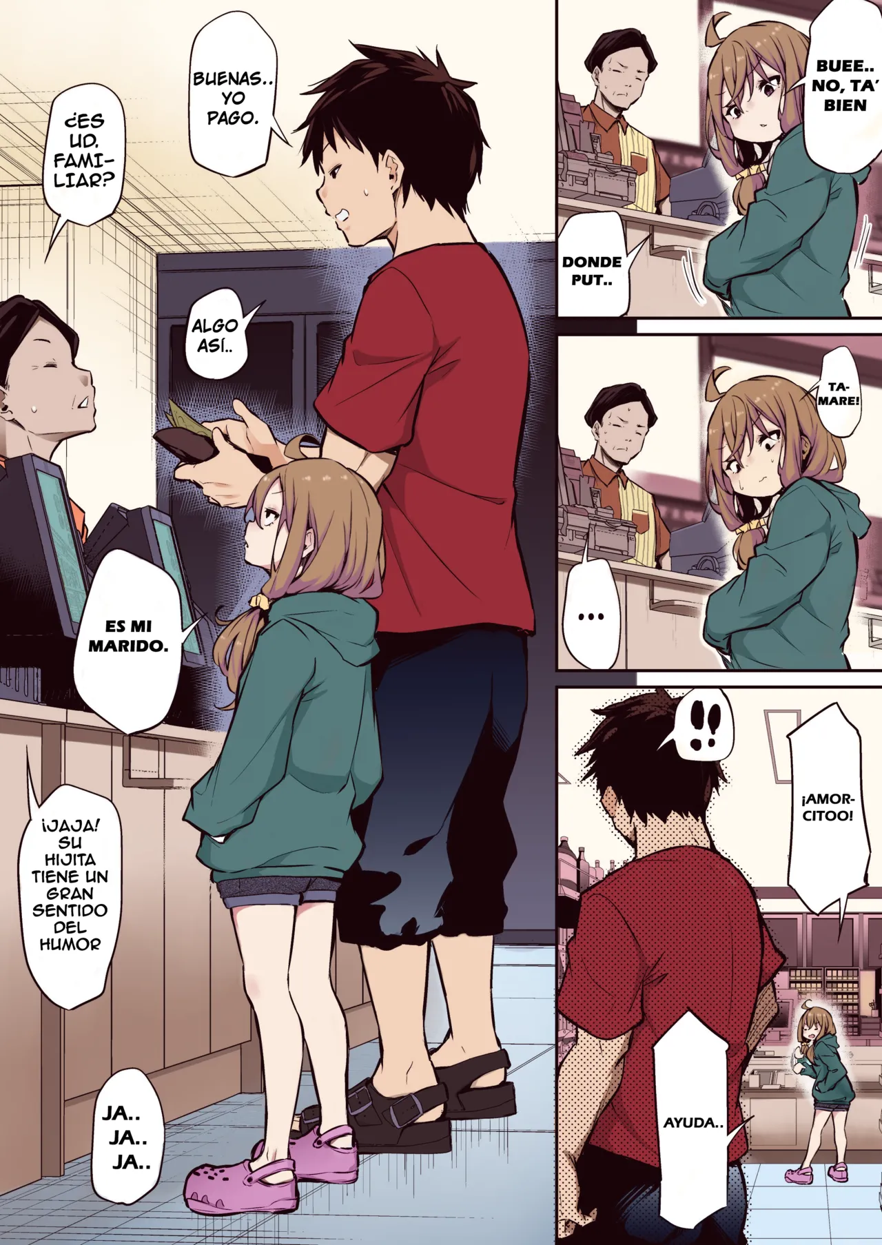 Shinchousa Max Fuufu 1-2 | Pareja Con Diferencia de Altura Extrema 1-2 page 2 full