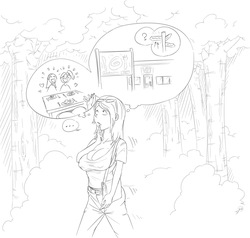 The Odd Girl at the Park