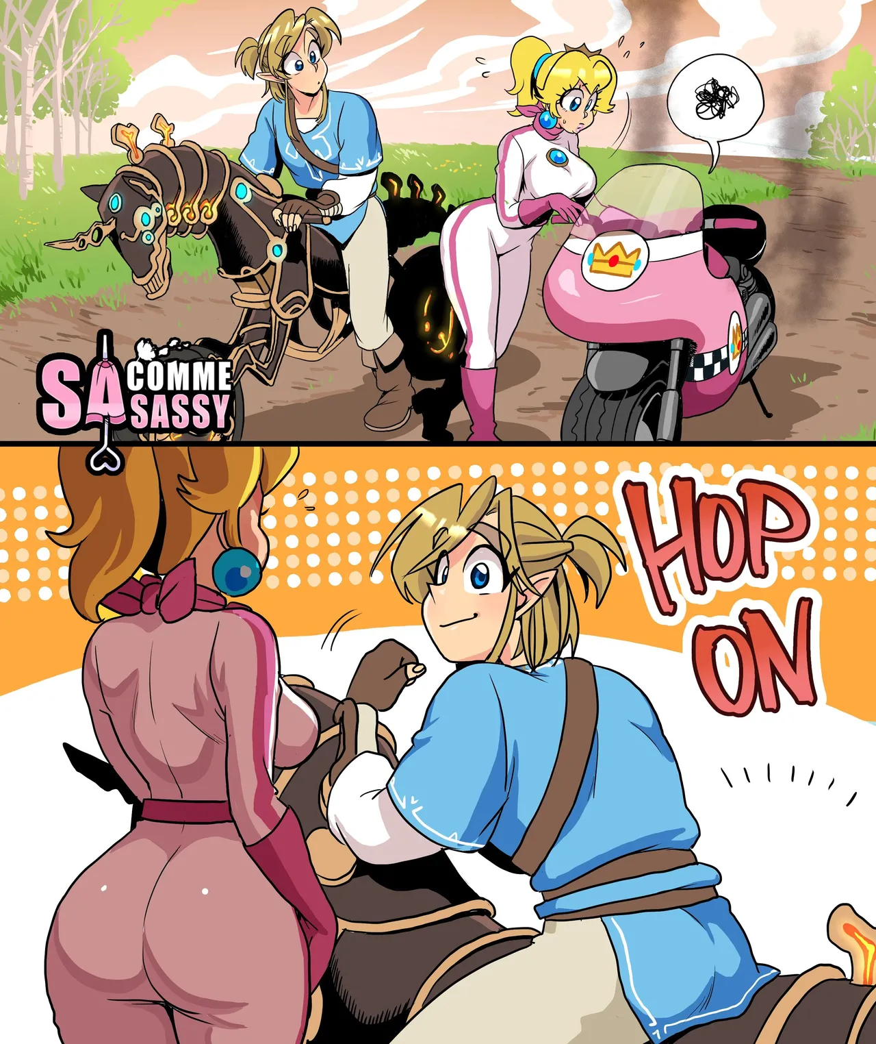 Link x Peach page 12 full