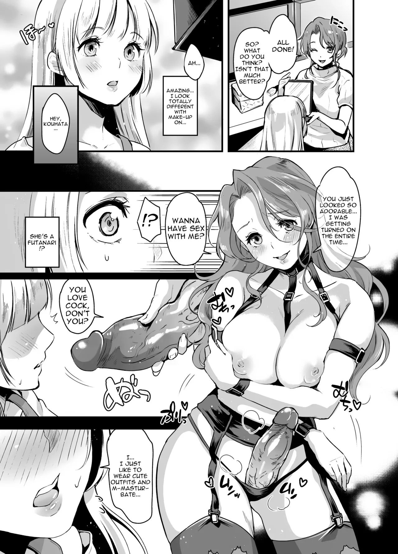 Futanari Ryoubo-san to Mesuiki Josou Danshi page 12 full