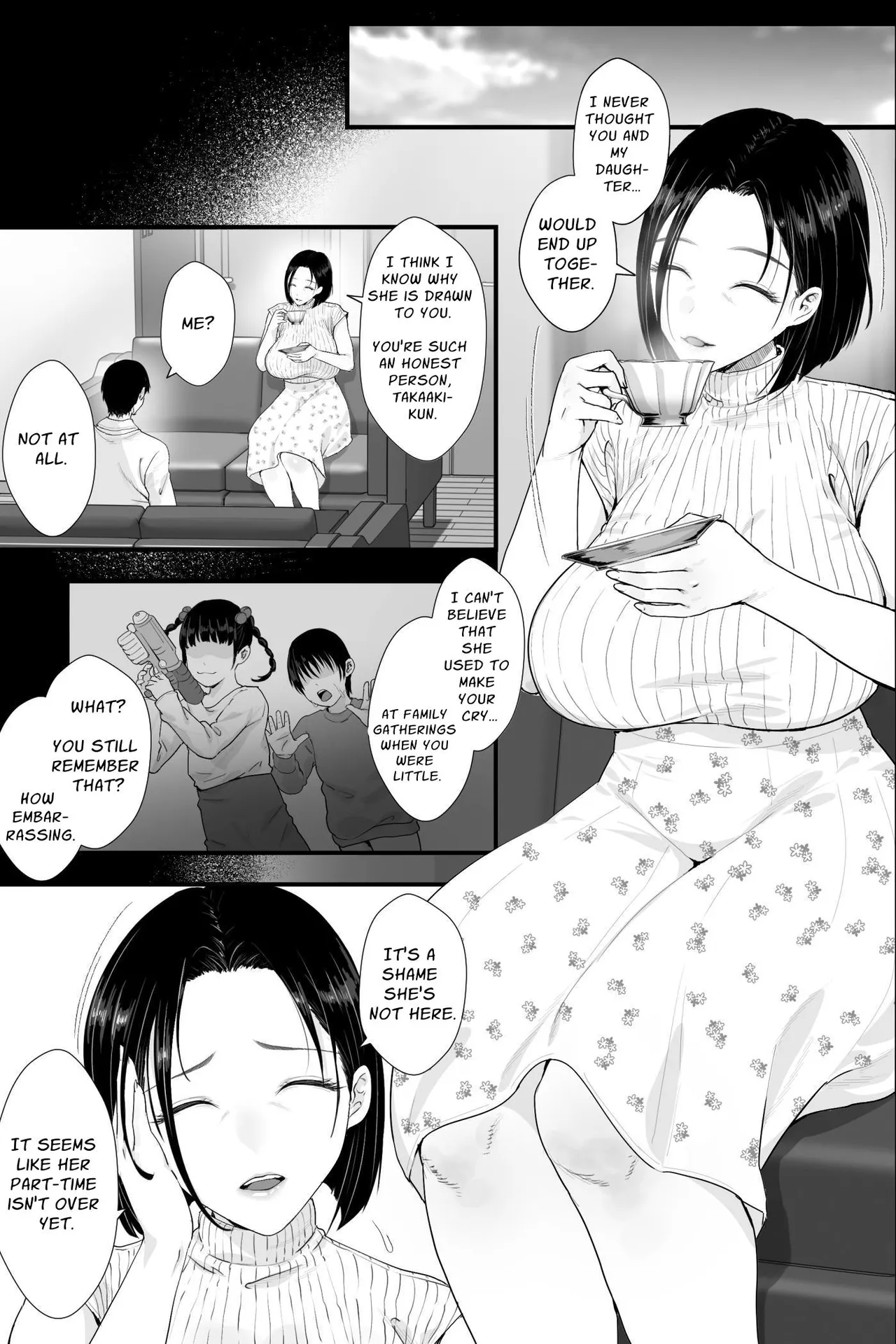 Ottori Itome no Oba o Odoshite Hamete Iinari Onaho-ka Keikaku | Gentle Slit-Eyed Aunty Blackmail & Obedient Fuckhole Training Project page 3 full