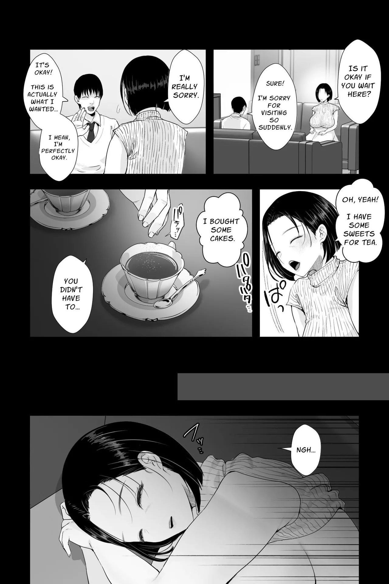 Ottori Itome no Oba o Odoshite Hamete Iinari Onaho-ka Keikaku | Gentle Slit-Eyed Aunty Blackmail & Obedient Fuckhole Training Project page 4 full