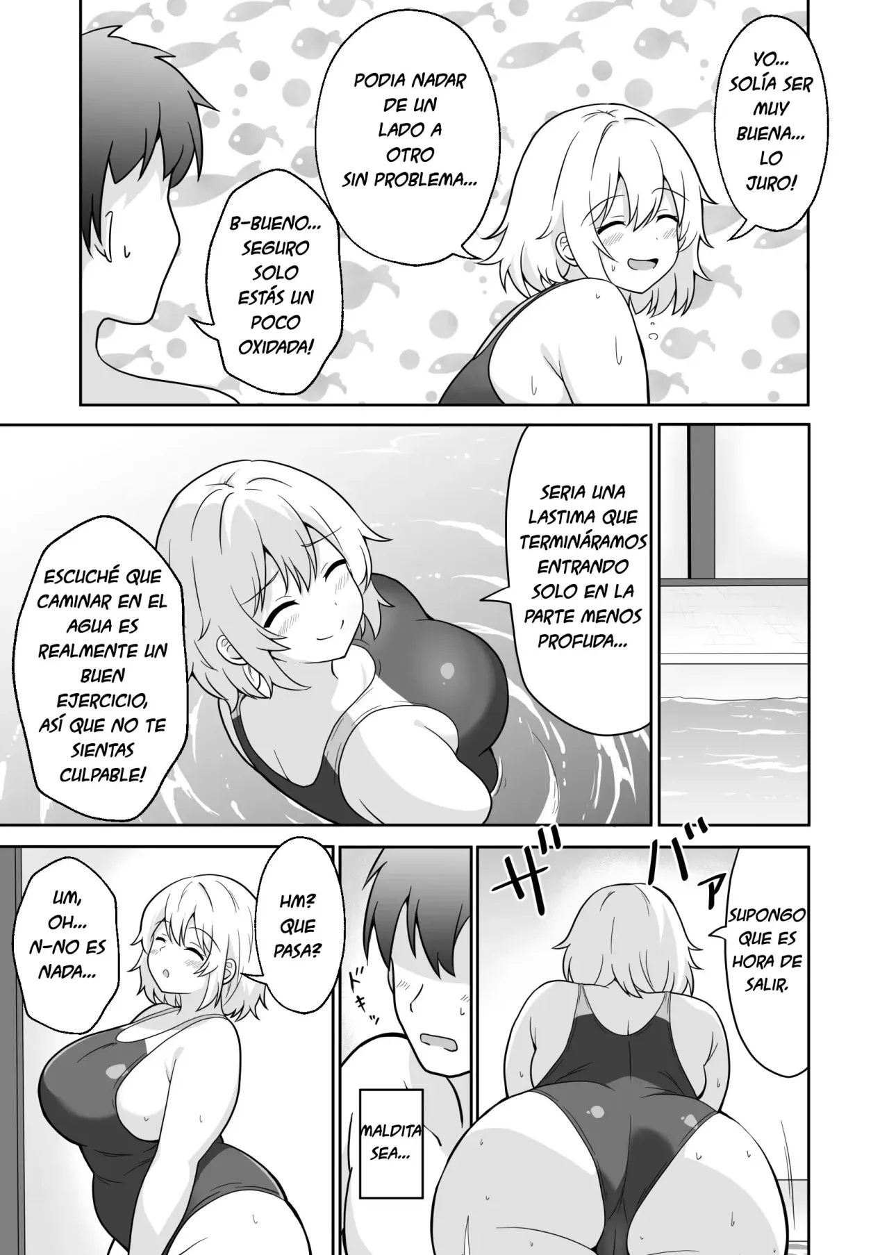 Apart no Otonari-san ga Yarasete Kureru Hanashi 3｜Mi Vecina de al Lado me Deja Corjérmela 3 page 4 full