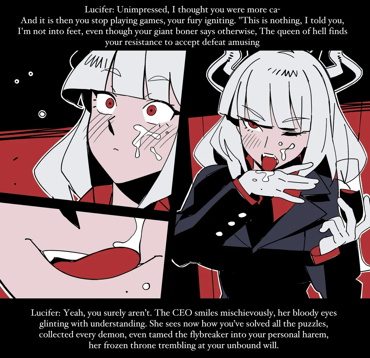 Helltaker Fanart Madness  Lucifer chapter colorized page 12 full