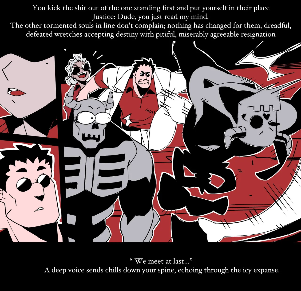 Helltaker Fanart Madness  Lucifer chapter colorized page 2 full