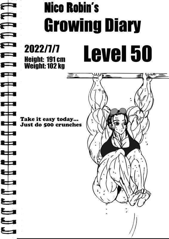 Nico Robin's growing diaries page 11 full