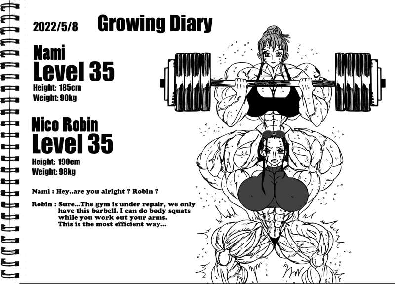 Nico Robin's growing diaries page 8 full